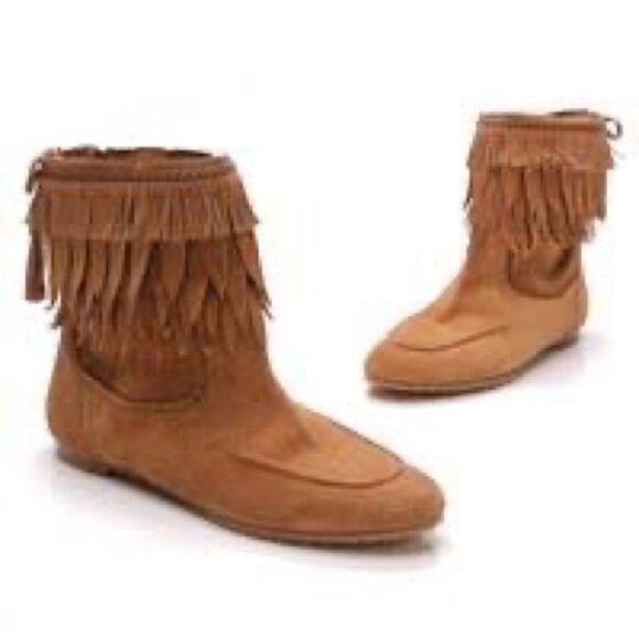 Aquazzura Tiger Lily Booties, Cognac-RETAILS FOR $840!!! Great price! - Picture 2 of 9